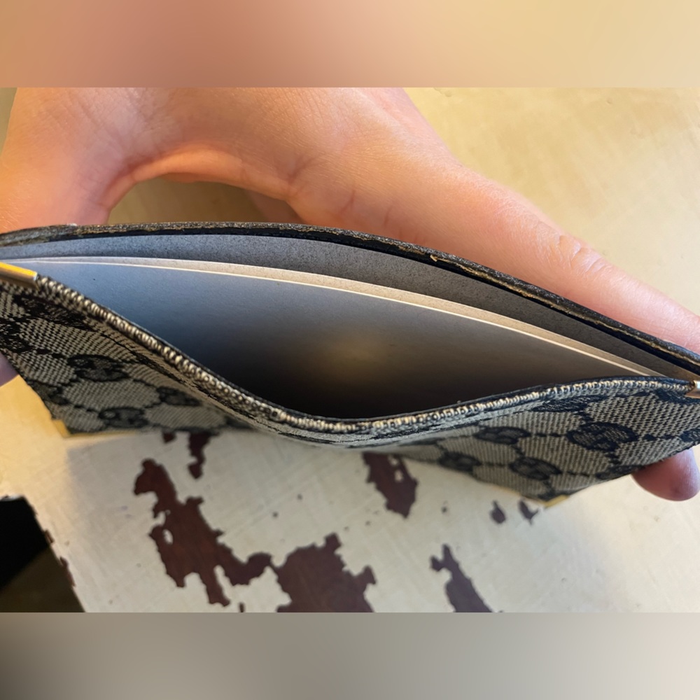 Vintage Gucci Classic Monogram Pattern Note Holder - image 5